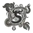 love for Nepal and dominance over others, blending Nepali symbols with elements of strength  tattoo design idea