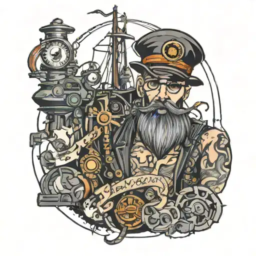 machinist tattoo design idea