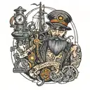 machinist tattoo design idea