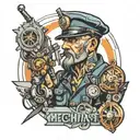 machinist tattoo design idea