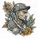 machinist tattoo design idea