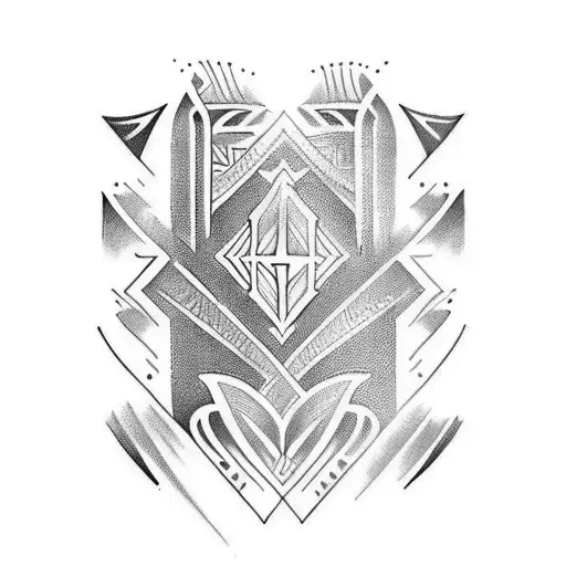 French Polynesian traditional 3/4 sleeve tattoo with lots of negative space  tattoo design idea