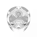 French Polynesian traditional 3/4 sleeve tattoo with lots of negative space  tattoo design idea
