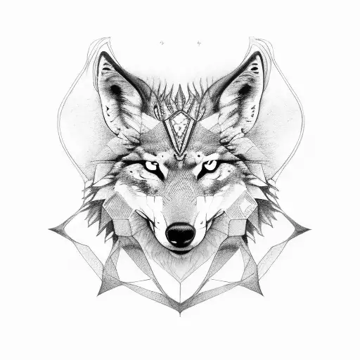 Dacian Wolf Ouroboros tattoo design idea