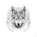 Dacian Wolf Ouroboros tattoo design idea