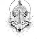 Dacian Wolf Ouroboros tattoo design idea