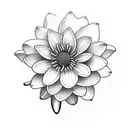 can you design a tattoo that incorporates a daisy, water lily and morning glory with filigree filler tattoo design idea