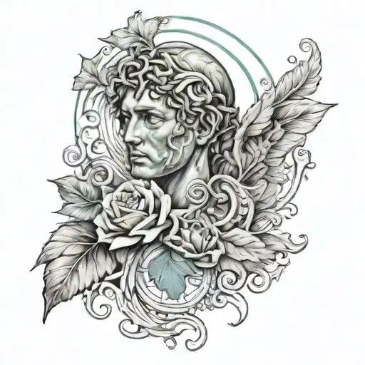Roman 8:18 tattoo design idea