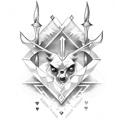 flechas con iniciales  MJ F M y corazon  tattoo design idea