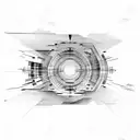 morse code line tattoo design idea