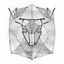 Taurus tattoo design idea