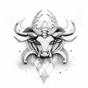 taurus  tattoo design idea