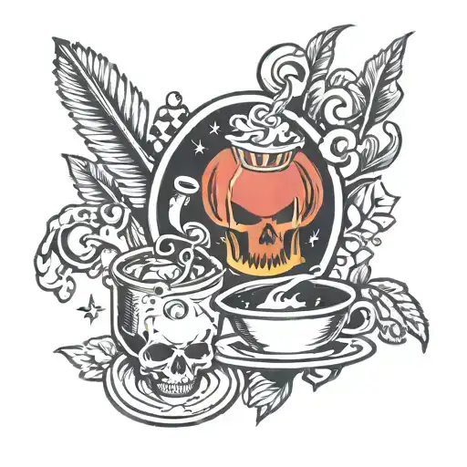 computer science and culinary arts inspired tattoo featuring tattoo design idea