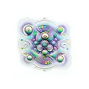 hallucinogenic mushrooms, fractal images, DMT molecule tattoo design idea