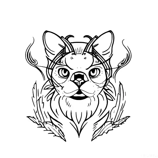 coal tattoo design idea