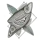 sardine tattoo design idea