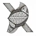 sardine tattoo design idea