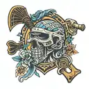 lacrosse tattoo design idea
