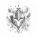 milky way tattoo design idea