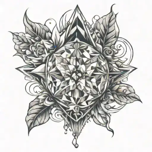 diamant tattoo design idea