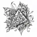 diamant tattoo design idea