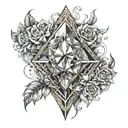 diamant tattoo design idea
