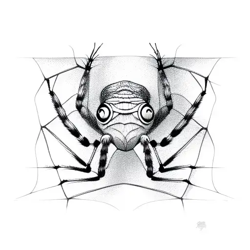 spider monkey  tattoo design idea