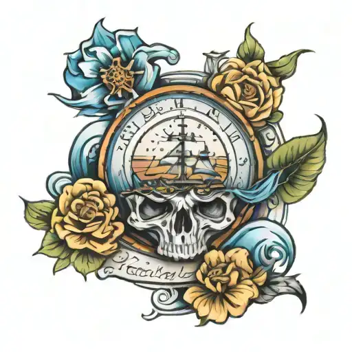 cape cod tattoo design idea