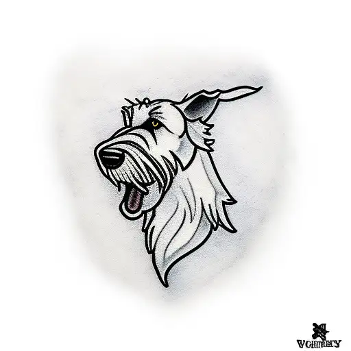 Large 'Irish wolfhound' Temporary Tattoo (TO00062497) : Amazon.co.uk: Beauty