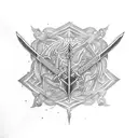 Sword tattoo design idea