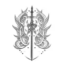 Sword tattoo design idea