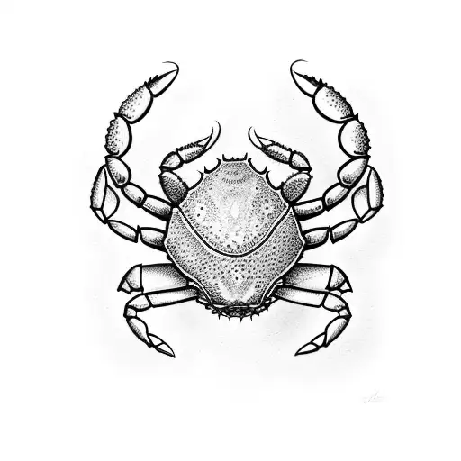 crab tattoo design idea