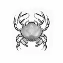 crab tattoo design idea