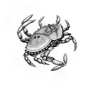 crab tattoo design idea