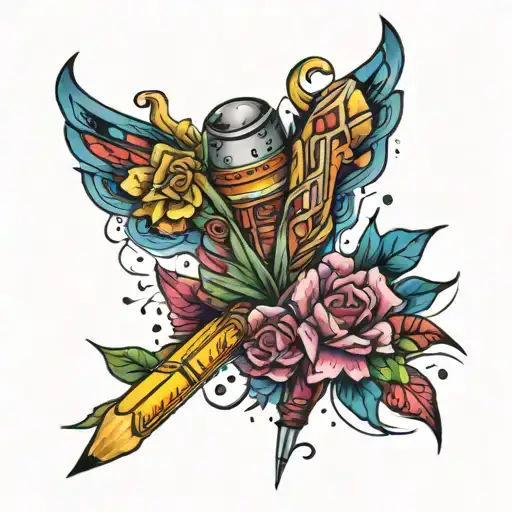 broken crayons still color tattoo tattoo design idea