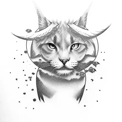 makeup brushes tattoo design idea