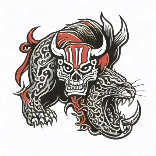 Wisconsin team logo tattoo design idea