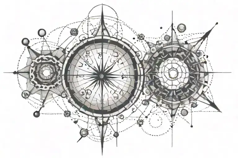 Coordinates tattoo for coordinates: S tattoo design idea