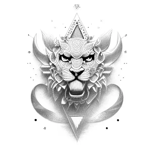 engraving kali yuga tattoo design idea