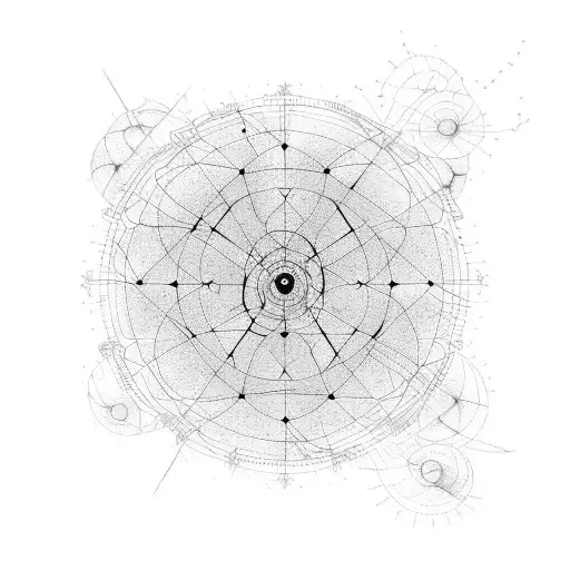 Pulsar Map tattoo design idea