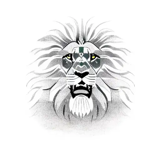 sri lankan flag lion tattoo design idea