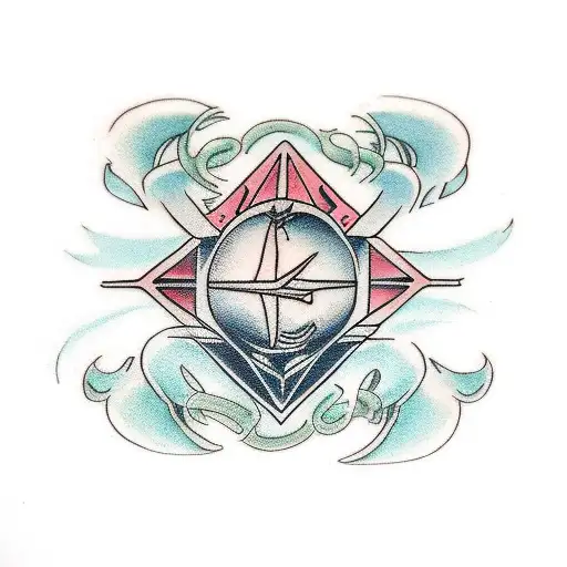 slime Roman numerals  tattoo design idea