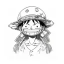 luffy one piece tattoo design idea