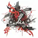 Biblical Scripture writing tattoo design idea