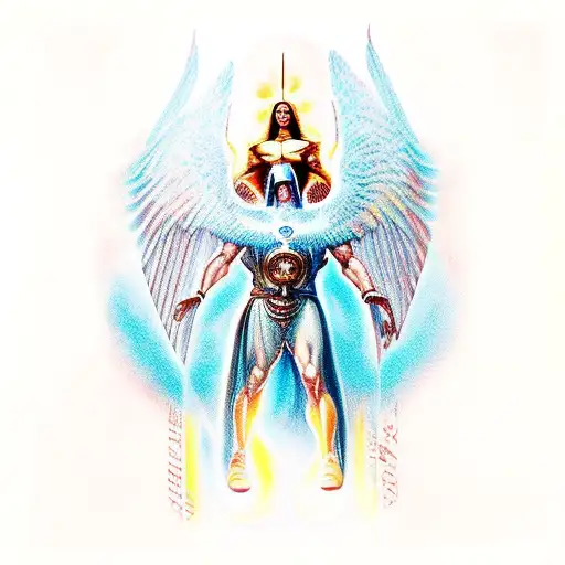 azrael the archangel tattoo design idea