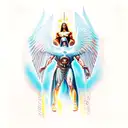 azrael the archangel tattoo design idea