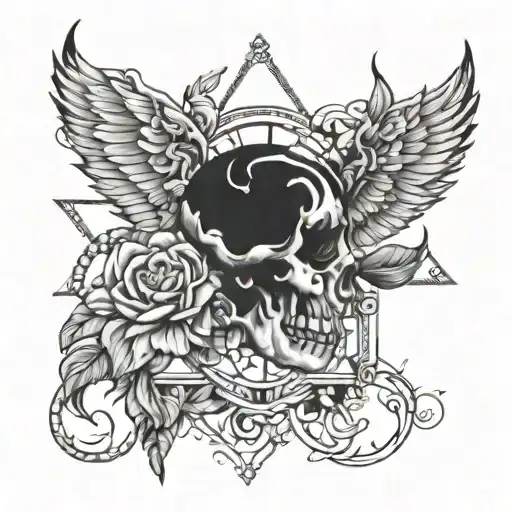 never despair tattoo design idea