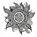 never despair tattoo design idea