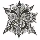 never despair tattoo design idea