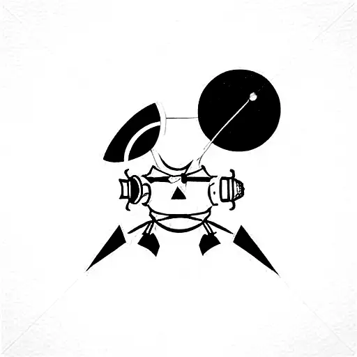 londres, robo, muralla china, cepillo de dientes tattoo design idea